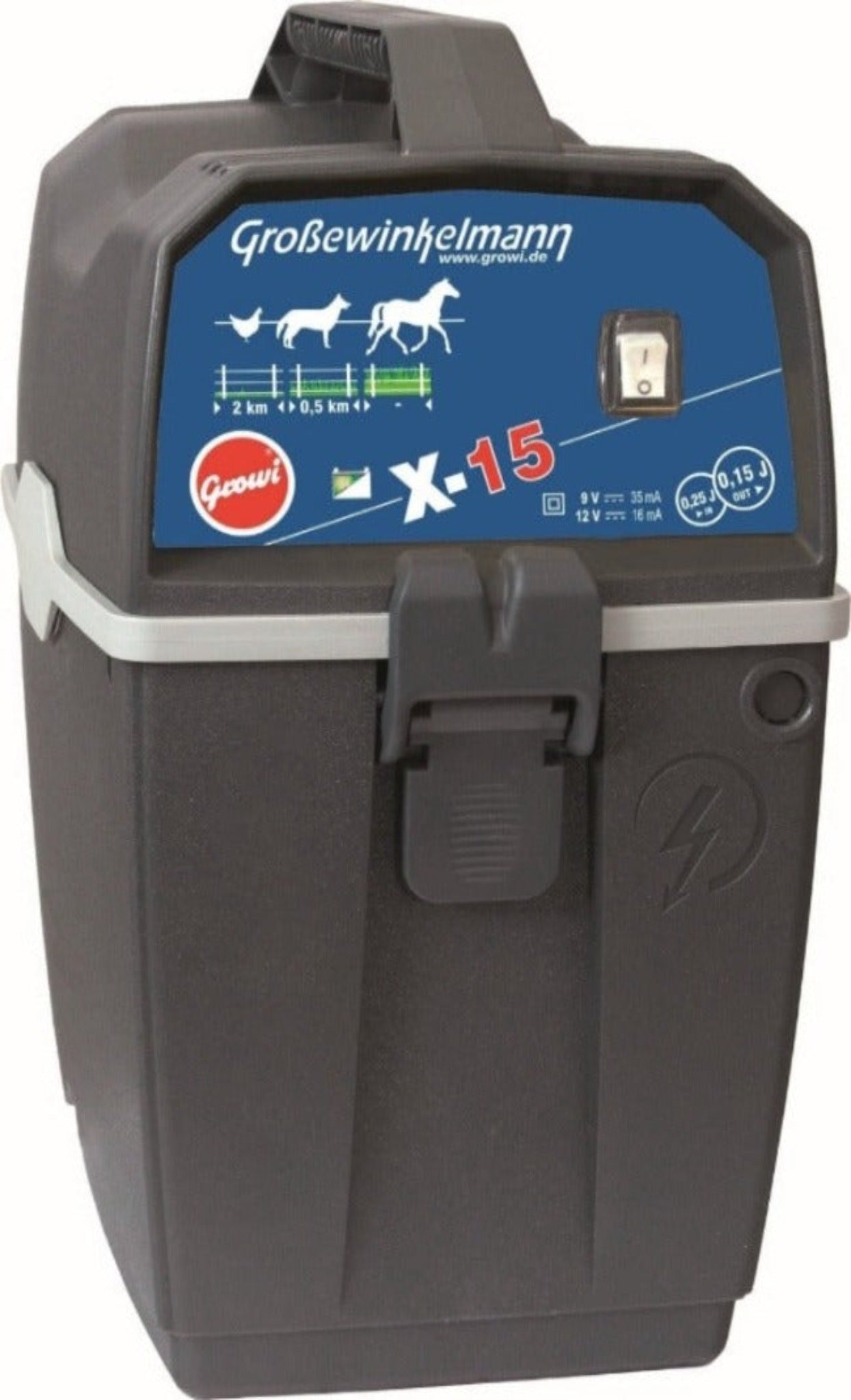 BATTERIEGERÄT GROWI X-15 - Weidetec