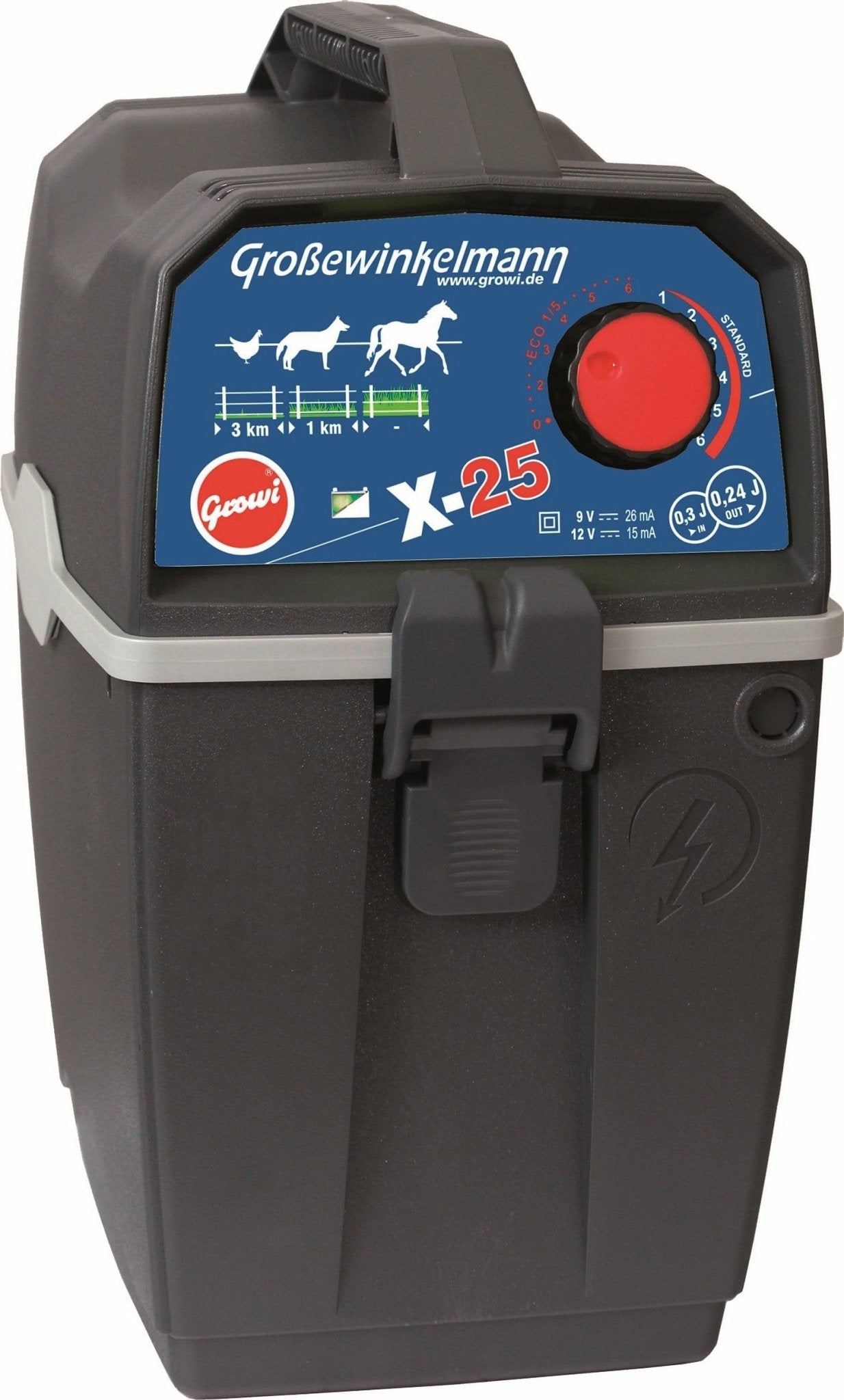 BATTERIEGERÄT GROWI X-25 - Weidetec