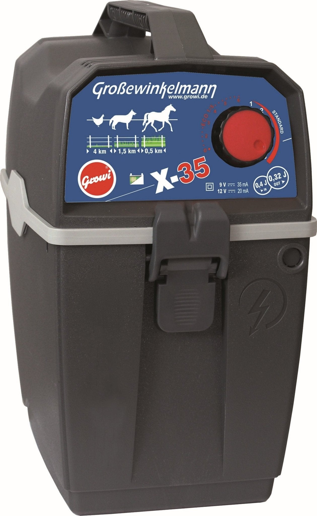 BATTERIEGERÄT GROWI X-35 - Weidetec