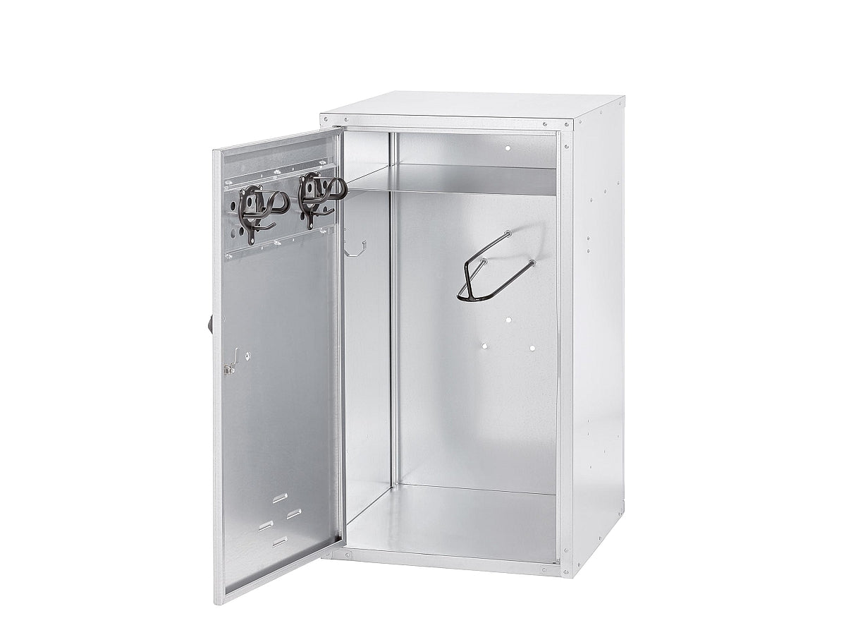 GROWI SATTELSCHRANK (BAUSATZ) - 1060 x 600 x 600 mm, Sattelhalter: Standard - Weidetec