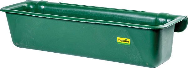 Kunststoff-Langtrog 42 l, braun zum Einhängen - Weidetec