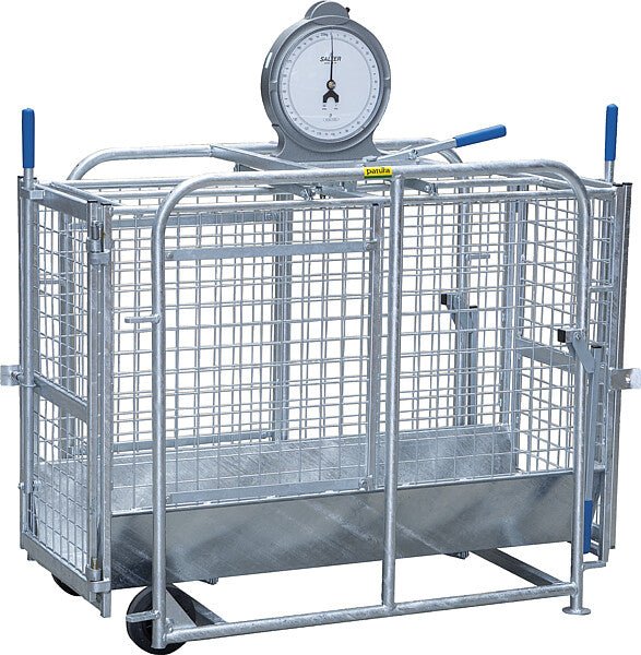 Mechanische Waage für Schafe, verzinkt inkl. analoger Zugwaage - Weidetec