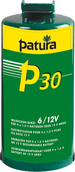 P30, Weidezaun-Gerät für 4 Monozellen oder ext. 12 V Akku - Weidetec