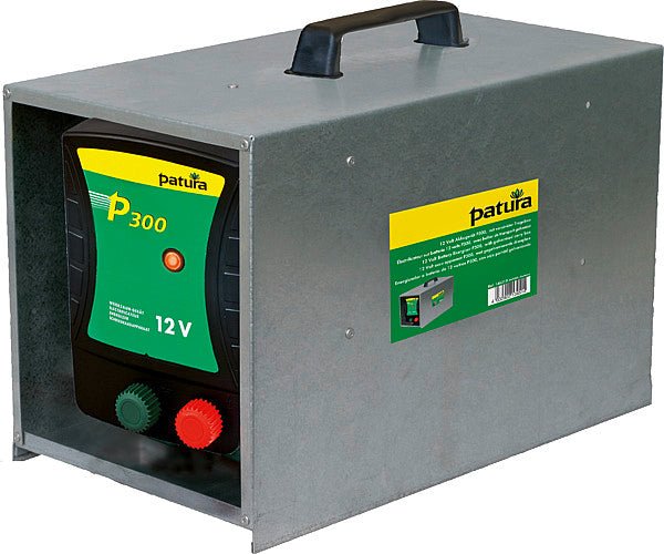 P300, Weidezaun-Gerät für 12 V Akku mit Tragebox - Weidetec