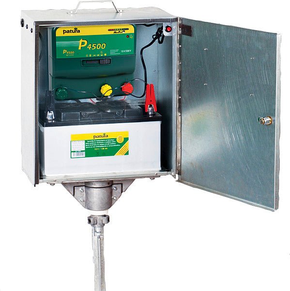 P4500, Multifunktions-Gerät, 230V/12V mit elektrifizierter Box und Erdstab - Weidetec
