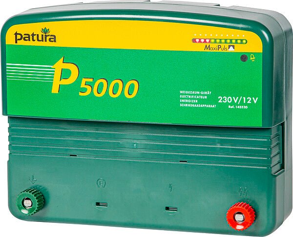 P5000, Weidezaun-Kombigerät, 230V/12V mit MaxiPuls-Technologie - Weidetec