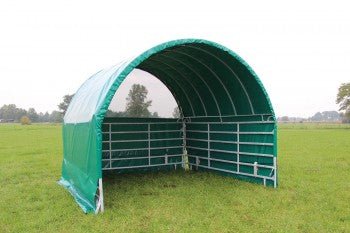 RUNDBOGEN-WEIDEZELT - 3600 mm lang, ohne Panels