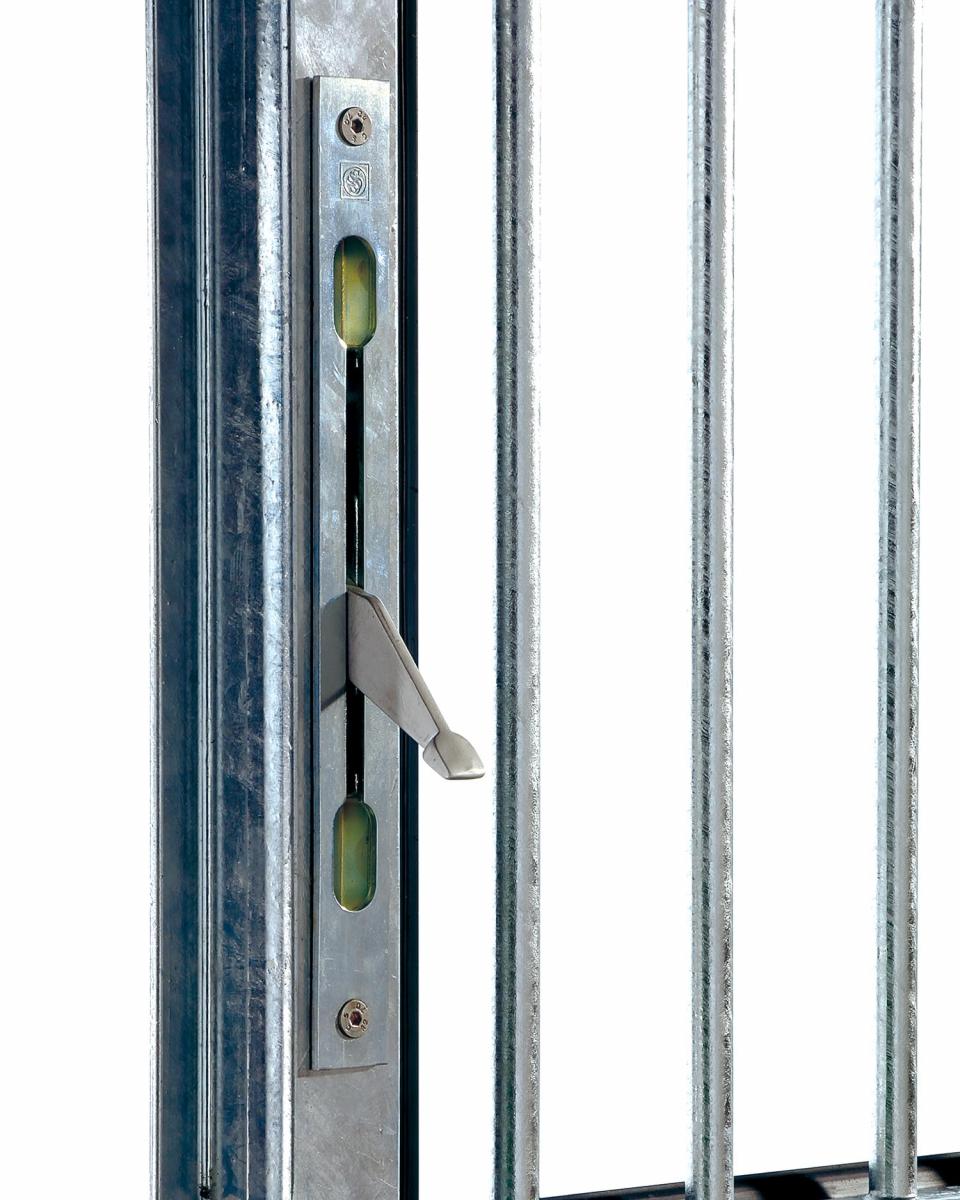 Growi® Stalltür mit Drehfenster, Tür: Drücker und Klappring-Stecker - DIN Rechts oder Links