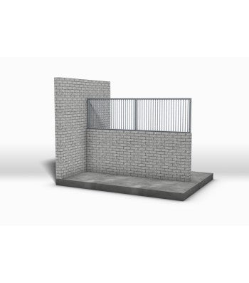 Aufsatzgitter für gemauerte Wände - 1000 mm x 2510-3000 mm
