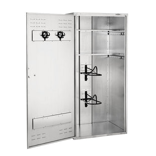 Growi® Sattelschrank 900 x 750 mm mit Sattelhalter Englisch und Vorrichtung für Vorhängeschloss