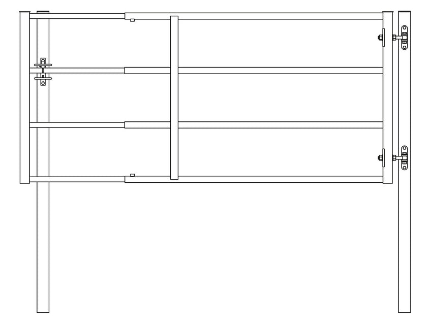 Verstellbares Comfort Line-Weidetor - Robuste Stahlkonstruktion für flexible Weideprojekte