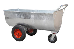 Feed wagon with a capacity of approx. 400 liters - hot-dip galvanized version