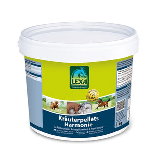 LEXA Kräuterpellets Harmonie zur Unterstützung der Ausgeglichenheit und Arbeitsfreude - 3kg