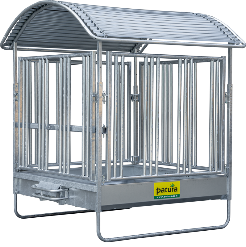 Professional square rack with safety horse feeding gate 12 feeding places 