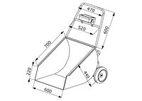 HAASE-Kälberwaage KW 1 - Innovative Kälberwaage und Transportwagen in einem mit großen Rädern