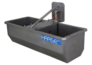 HAASE trough drinker Mod. 516 - Robust stainless steel drinker for water trucks 