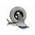 PU swivel castor with brake, wheel diameter: 220 mm, load capacity: 100 kg