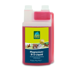 LEXA Magnesium-B12-Liquid zur Unterstützung von Nervosität und Konzentration - 1l