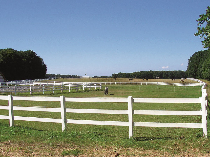 Robuste Reitplatz-Einzäunung für Ranch S 3 – Komplettsystem - verschiedene Größen