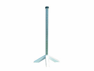 Aluminum jump stand with obstacle rail, 1630 mm high