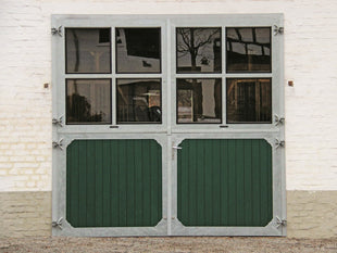 Growi® stable door with lattice window 