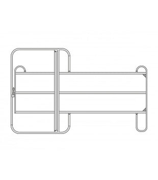 Optimal safety and simplicity: The TRE-Classic gate - height 2200 mm in various lengths