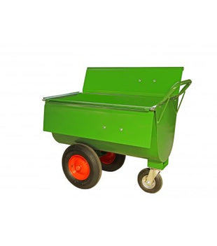 Feed cart with a capacity of approx. 180 liters - with lid