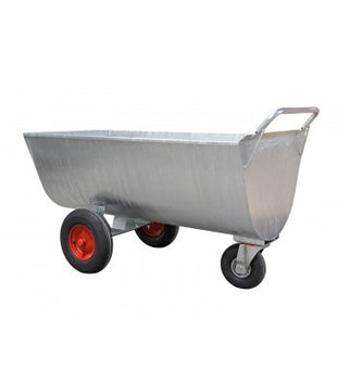 Feed wagon with a capacity of approx. 600 liters - hot-dip galvanized version