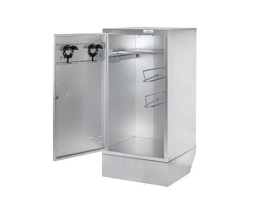FAHRBARER SATTELSCHRANK - 1250 mm H x 600 mm B x 600 mm - Weidetec