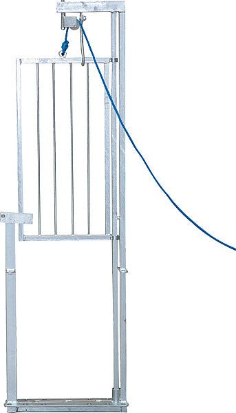 Falltor mit Seilbetätigung, für Schaf Fanganlagen, verzinkt - Weidetec