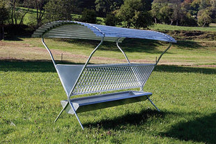 Double hay rack (without roof) for calves, sheep and goats