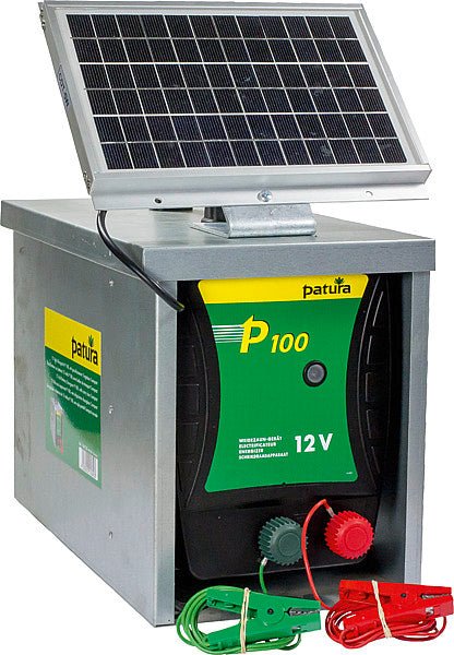 Komplettset P100 mit Solarmodul 5 W und Tragebox Compact - Weidetec