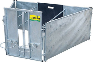 Copy of adoption box for lambs starter set with 2 galvanized side panels, for sheep