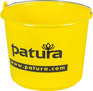 Plastic bucket 12 liters yellow 