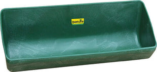 Plastic long trough, 13 liters, green for screwing on 