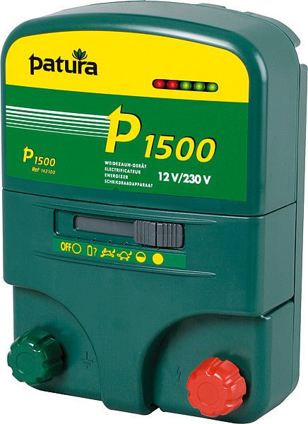 P1500, Multifunktions-Gerät, 230V/12V mit elektrifizierter Box und Erdstab - Weidetec