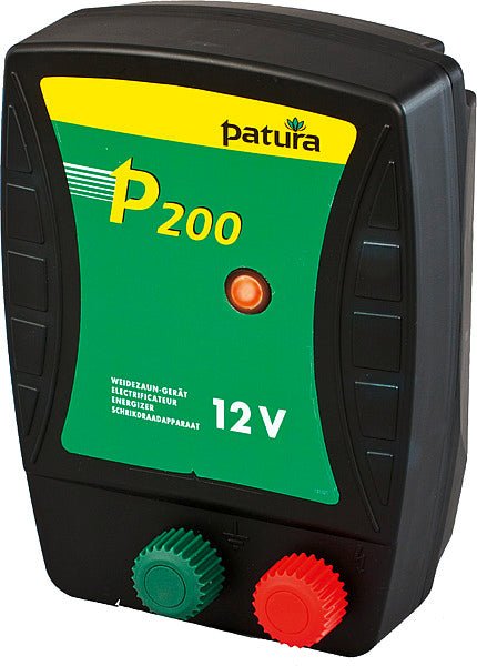 P200, Weidezaun-Gerät für 12 V Akku mit Tragebox - Weidetec