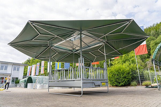 PATURA Klima-Großballenraufe mit Universalfressgittern - Weidetec