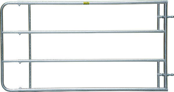 Pferde-Weidezauntor, verstellbar, 4-reihig, 1,10 m hoch, 5,00 - 6,00 m, inkl. Montageteile - Weidetec