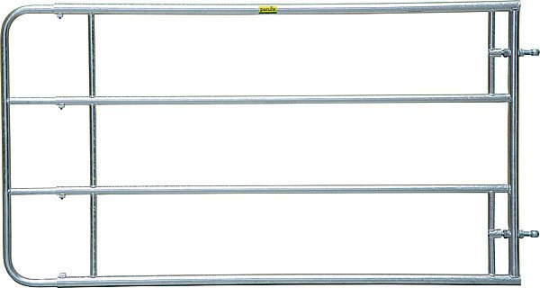 Pferde-Weidezauntor, verstellbar, 4-reihig, 1,10 m hoch, 5,00 - 6,00 m, inkl. Montageteile