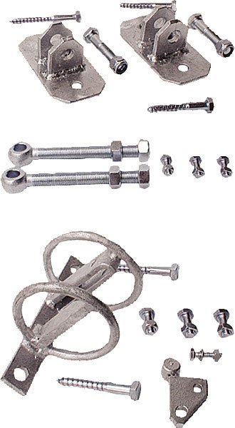 Profi-Weidezauntor, verstellbar, 1,10 m hoch, 1,45 - 2,00 m, inkl. Montageteile - Weidetec