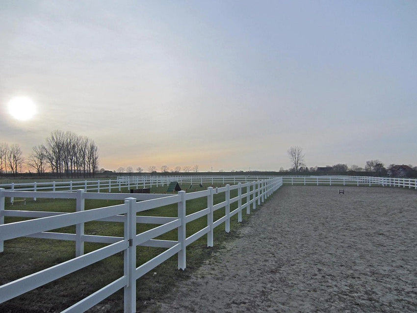 Robuste Reitplatz-Einzäunung für Ranch S 3 – Komplettsystem - verschiedene Größen