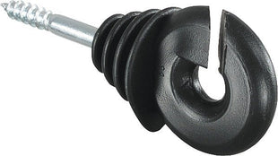 Ringisolator, m. Holzgewinde, 6mm Schaft (25 Stück / Pack)