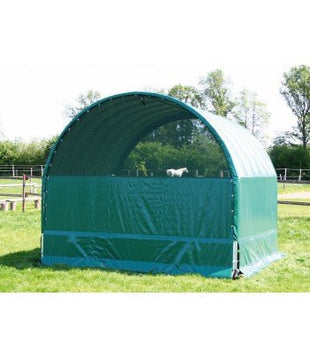 Growi® rear wall for arched pasture tent - protection and safety