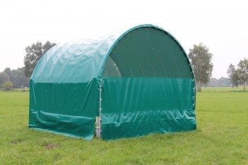 RUNDBOGEN-WEIDEZELT - 3600 mm lang, ohne Panels