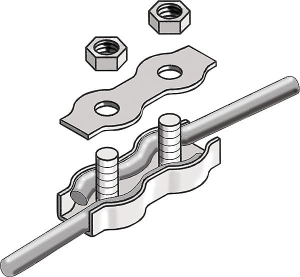Seilverbinder Edelstahl, für Seile bis 6 mm (10 Stück/Pack)