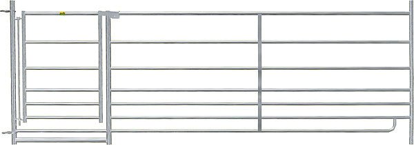 Steckfix-Horde mit Tor, B= 2,75m Höhe 92 cm